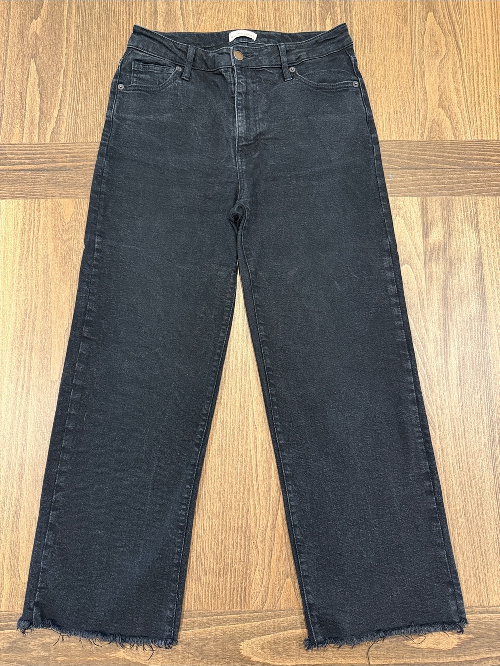 Men's Black Straight-Leg Jeans - Classic Casual Style